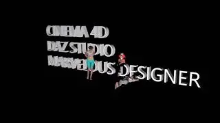 Marvelous Designer, DAZ STUDIO. Cinema 4D