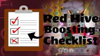 Red Hive Boosting Checklist - Bee Swarm Simulator