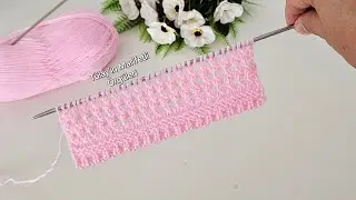Zarif Ve Güzel ✔️ Yelek, Bluz, Şal, Süveter İçin Kolay Örgü Modeli #knitting
