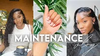 VLOG | hair, nails, threading, mommy maintenance, selfceare & MORE