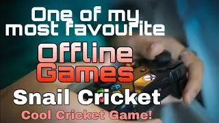 One of my most favourite Offline Cricket Game - Snail Cricket - Cool Cricket Game