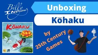 Kohaku Board Game Unboxing (a beautiful tile-laying game by 25th Century Games)