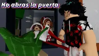 NO ABRAS LA PUERTA 😲😧 HISTORIA ROBLOX BROOKHAVEN