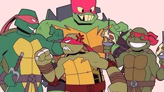 Tmnt Raph/￼Mikey crossover comic (not mine)