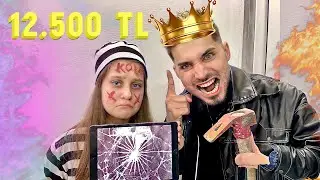 Kız Kardeşimi KÖLE YAPTIM!😈 (TABLETİNİ KIRDIM AĞLADI)