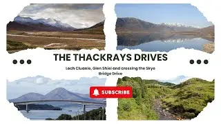 Scenic Drives: Loch Cluanie, Glen Shiel, Loch Duich, Eilean Donan Castle Loch Alsh and Skye Bridge