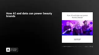 How AI and data can power beauty brands
