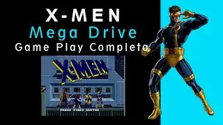 X Men (1992) - Mega Drive / Sega Genesis / Long Play  / Game Play Completa
