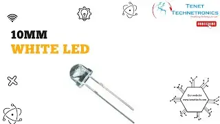 10mm White LED| Tenet Technetronics