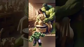 Superhero as a potter 