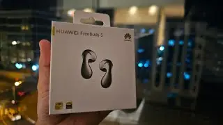 فتح صندوق Huawei Freebuds 5 (سماعة الدمعة)