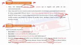 Kurtuluş Savaşı'nı Anlatan Romanlar(AYT-KPSS)