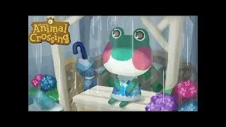 A Rainy Day in Animal Crossing: City Folk