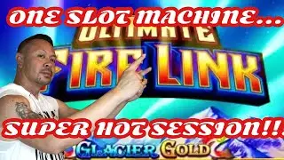 🤩ULTIMATE FIRE LINK 🤩ONE SLOT MACHINE SUPER HOT SESSION🤯#TommysSlots #slots #bonus