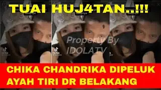 Potret Chandrika Chika Dipeluk Ayah Tiri dari Belakang Tuai Hujatan
