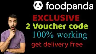 foodpanda exclusive voucher code | latest and active voucher code