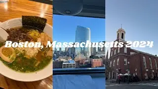 Boston Solo Trip 2024 Day 1 | Arriving in Boston and exploring the local area 🇺🇸