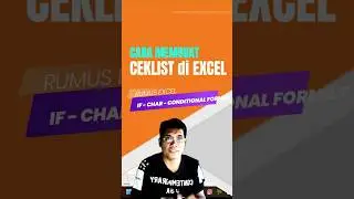 Cara membuat ceklis di Excel #excel #microsoftexcel #spreadsheet #belajarexcel