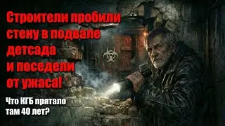20 ЛЕТ СПУСТЯ СТРОИТЕЛИ ВСКРЫЛИ БУНКЕР ПОД ДЕТСКИМ САДОМ… ТО, ЧТО ОНИ УВИДЕЛИ ВНУТРИ.....