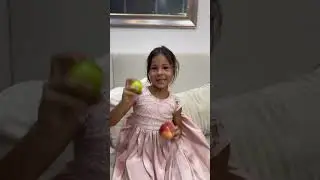 Minni Maus le enseña los nombres de las frutas a mi hija