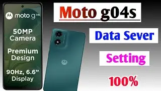 Moto g04s data sever setting / moto g04s me data sever setting kaise lagaye / moto g04s data sever