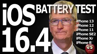iOS 16.4 Battery Life / Battery Drain / Battery Performance Test.
