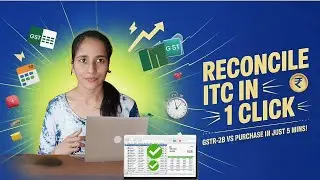 Reconcile ITC in 5 Minutes with AI | Fastest GSTR-2B vs Purchase Register Method!