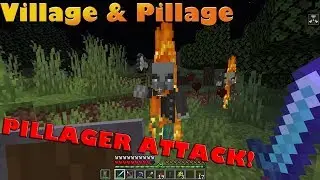 Village & Pillage Ep2: Nether, Basement, Pillager Attack All in a Days Work!