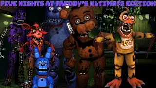 A FAN GAME DE FNAF QUE ACONTEÇE TUDO MUITO RÁPIDO!! Five Nights at Freddy's Ultimate Edition