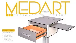 Medit i500 ideal setup: Cart & Laptop