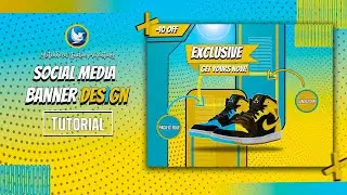 Social media banner design |Tutorial|#photoshop2023