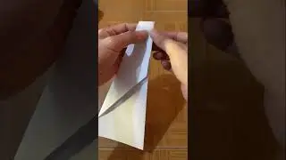 Review of instructions for folding a paper airplane ✈️flys 400 times farther than normal 👍 
