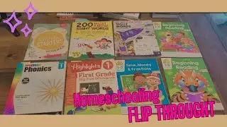 First grade workbooks flip through ideas for homeschooling