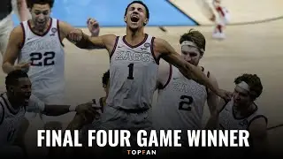 Jalen Suggs HALFCOURT GAME WINNING SHOT | UCLA vs GONZAGA | FINAL FOUR 2021
