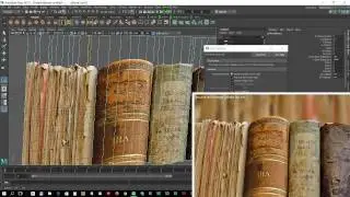 Books - adding depth parallax to a still photo (camera projection test)