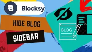 Hide the sidebar in the blog archive wordpress blocksy