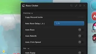 Race Clicker Script Auto Rebirth, Auto Click Speed & More (Script in Description)