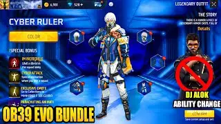 Free Fire OB39 Update : New Evo Bundle and AC80 Gunskin Reveal | DJ Alok Ability Change OB39