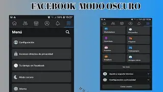 Como activar modo obscuro Facebook