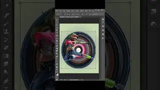 Circular Pixel Stretch Effect In Photoshop || Photoshop Tutorial 