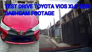 Test Drive Toyota Vios XLE CVT 2023: How Does It compare to the Lenovo V7 Plus Dashcam?