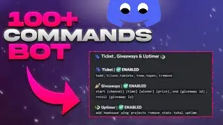 100+ Commands Discord Bot Without Coding | Advanced Discord Bot Like MEE6,Dyno,Carl,And more