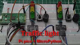 Simulasi Lampu Isyarat menggunakan Pi Pico + MicroPython