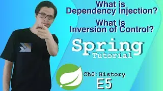 What is Dependency Injection? - What is Inversion of Control? | History | Spring Tutorial |Ch0|E5|