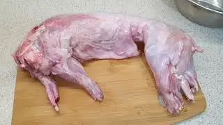 КРОЛИК В СЛИВОЧНО-ЧЕСНОЧНОМ СОУСЕ С ОРЕХАМИ!