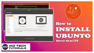 How to Install ubuntu 20.04 LTS Server + Static IP + Manual Partitioning.
