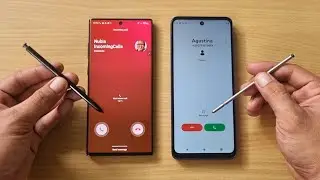 Motorola G Stylus VS Samsung GN10+ incomingcall with spen