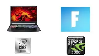 Acer Nitro 5 - Fortnite Battle Royal - RTX 3060 I7-10750H