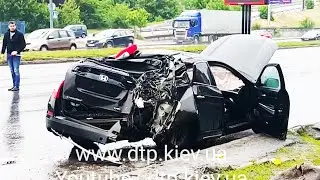Авто Геращенко в столб на скорости 180 км\час