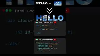 Text Making using HTML and CSS 😍 Add image to text 